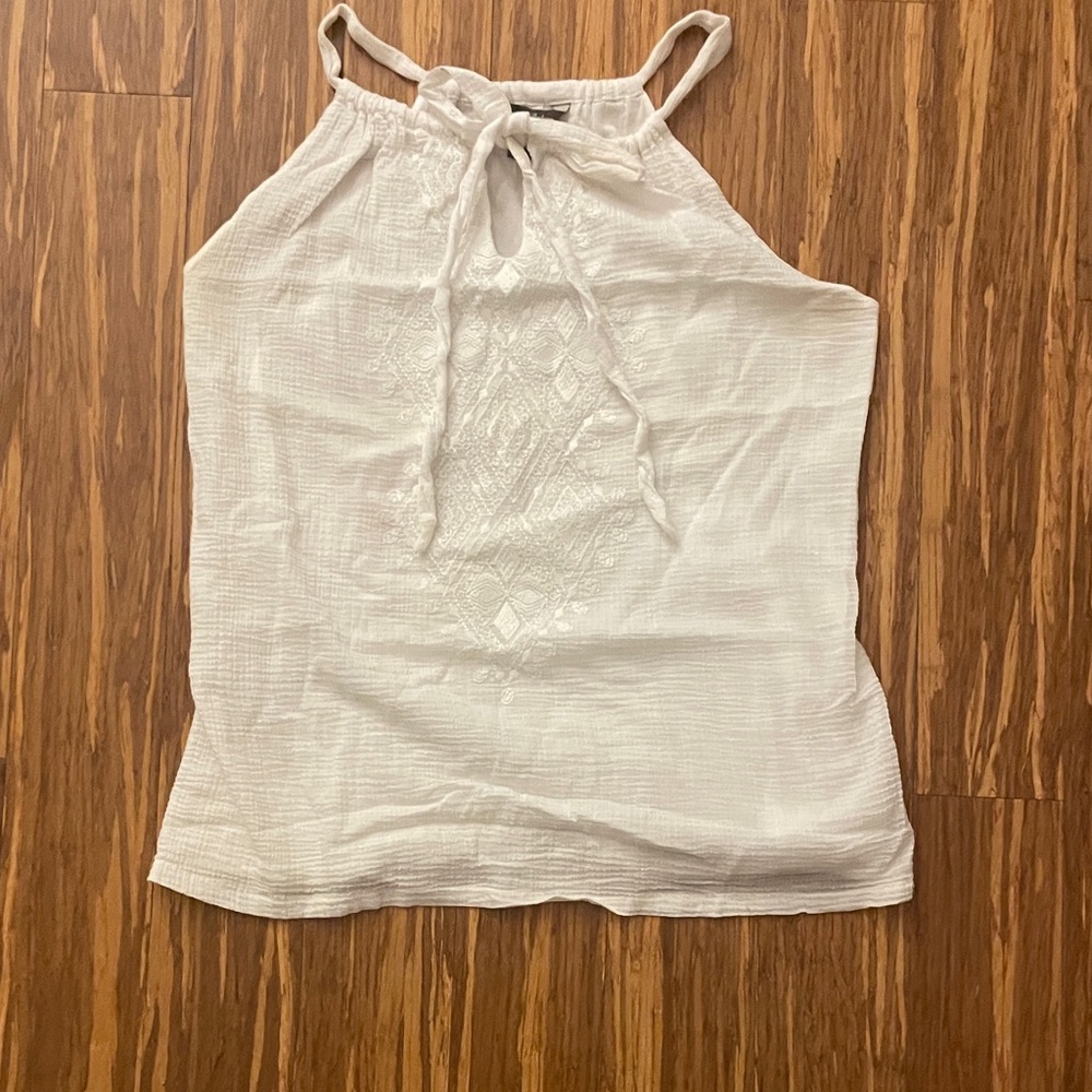 Tommy Bahama White Textured Camisole